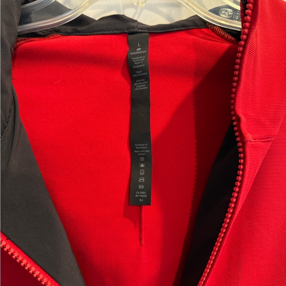 Lululemon 20th Anniversary Red Performance Jacket - Picture 2 of 5